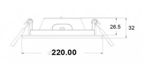 Встраиваемый светильник Maytoni Stockton DL018-6-L18W в Озерске - ozersk.mebel24.online | фото 3
