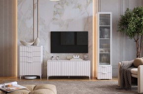 ЗЕФИР Гостиная К1 (белое дерево/белый муар) в Озерске - ozersk.mebel24.online | фото